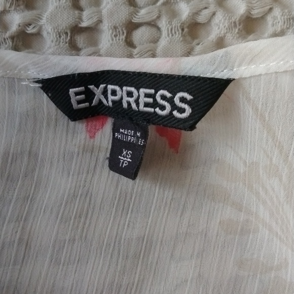 Bundle: 2 sheer tops XXI and Express - Picture 12 of 12